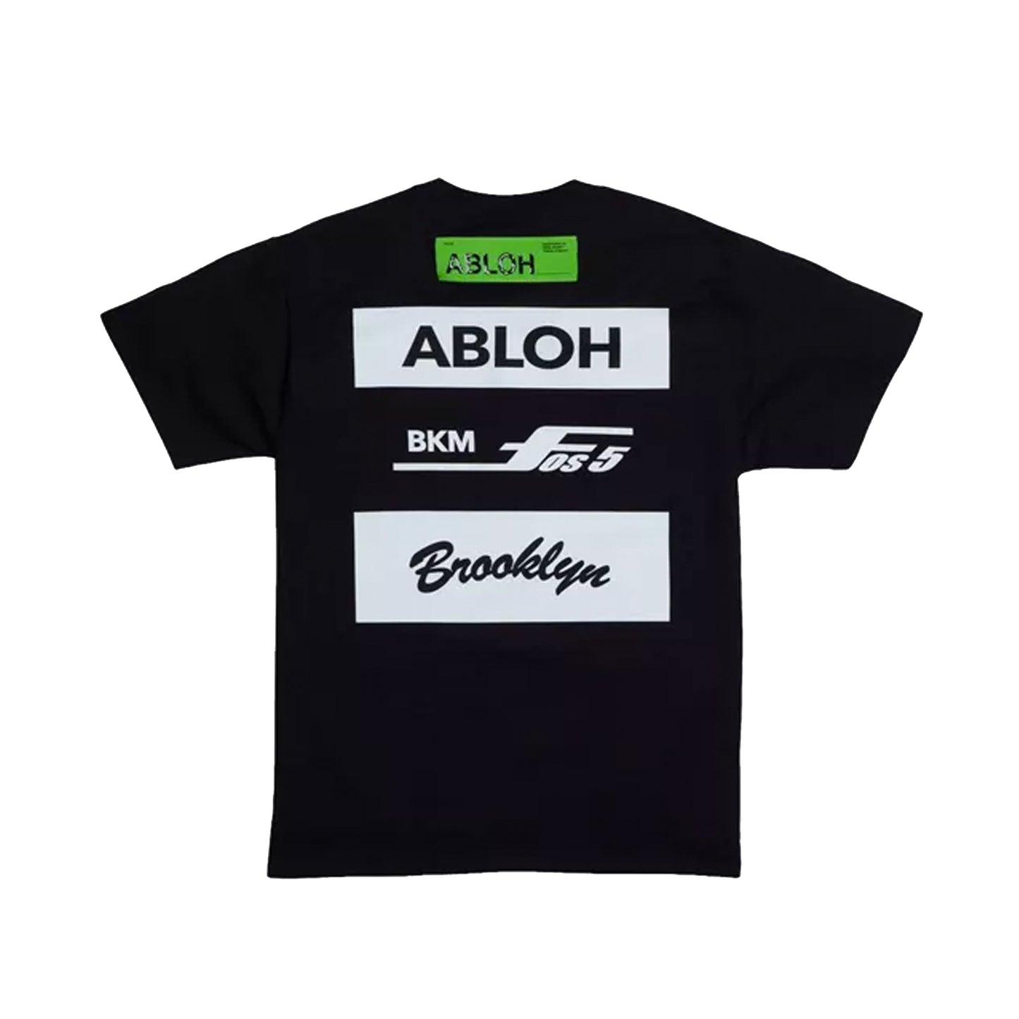 VIRGIL ABLOH, VIRGIL, T-SHIRT, CHAMPION, CHAMPION T-SHIRT, OFF-WHITE, FIGURES OF SPEECH, EXHIBITION, COLLECTIBLE, ART, BROOKLYN MUSEUM, ABLOH, FOS, VIRGIL ABLOH - FOS ABLOH BKM CHAMPION TEE BLACK, FOS ABLOH BKM CHAMPION TEE BLACK