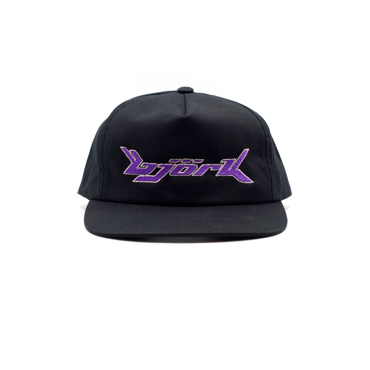 Bjork Vintage Snapback with dull violet & off-white embroidery, 1 of 1, BJORK CAP, BJORK HAT, Bjork Vintage, Bjork Vintage Hat