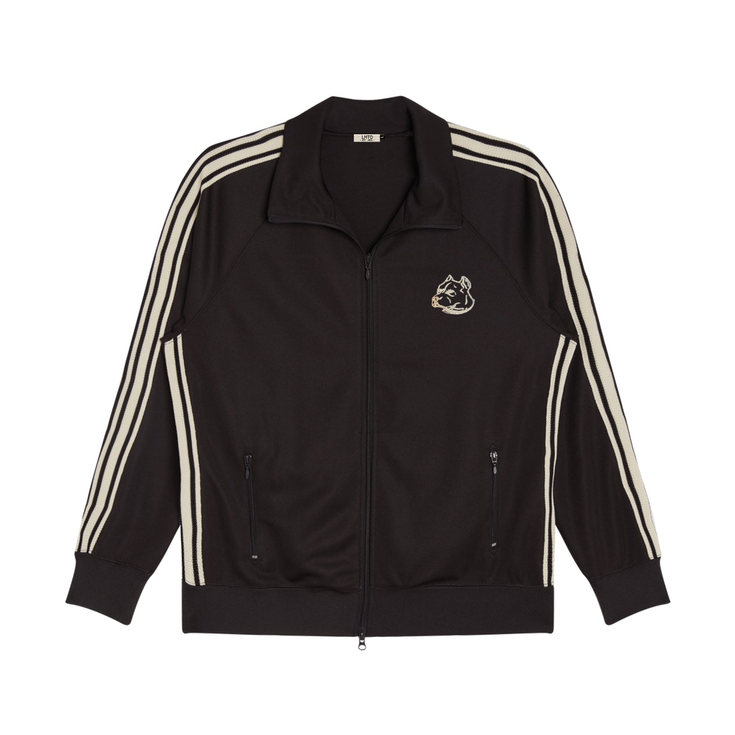 TARA BLACK/CREAM - TRACK JACKET