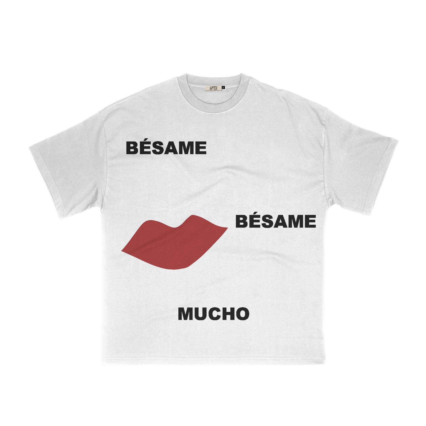 BESAME MUCHO WHITE T-SHIRT